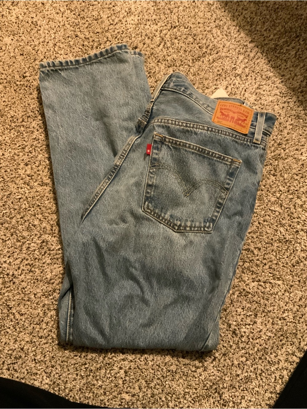 Levi's women’s  Light Blue Relaxed Fit Denim Jeans